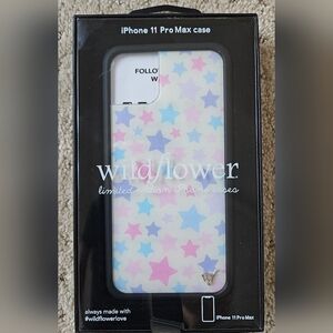 Wildflowers Starry iPhone 11 Pro Max Case - Pink and Purple